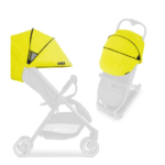 զբոսասայլակի հովանոց Swift X Canopy Neon Yellow