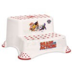 կրկնակի կանգնակ DOUBLE STEP STOOL DOGS WHITE