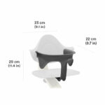Կերակրման աթոռի ներդիր Stokke® Nomi® Babyset Grey