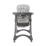 BABY HIGH CHAIR BELLISSIMO COOL GREY PU LEATHER