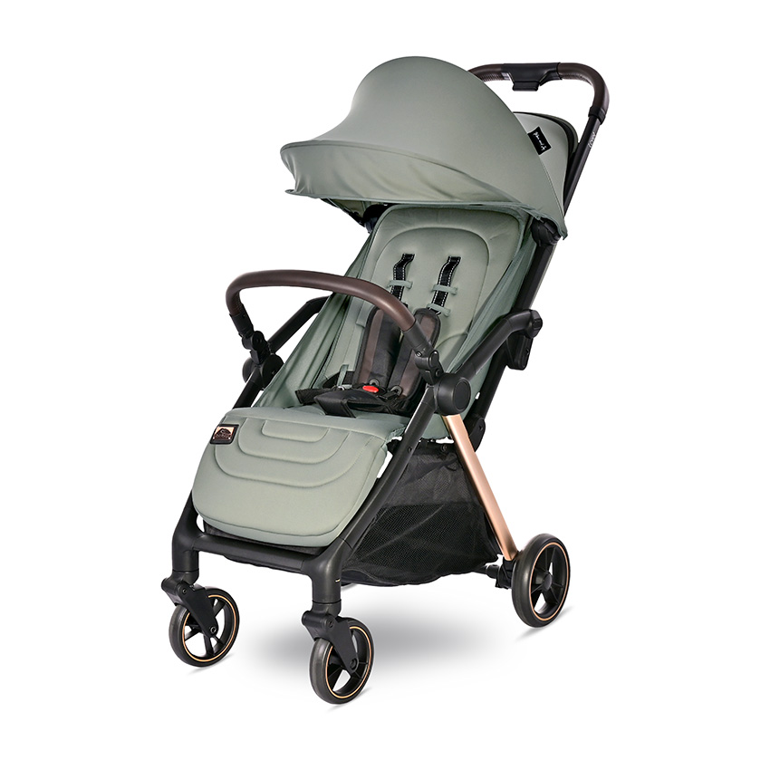 10021982411_1 Զբոսասայլակ STROLLER LORET GREEN (ավտ փակվող) - Image 1
