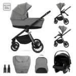 BABY STROLLER BIANCA GREY 3in1 UP TO 22KGS - Image 3