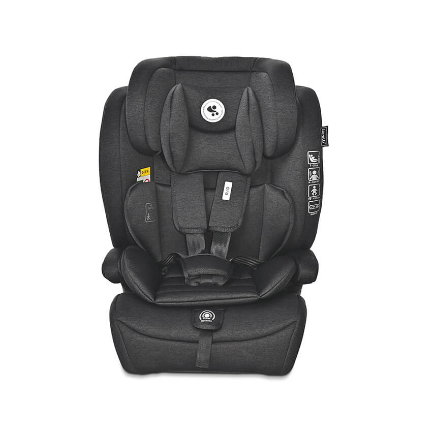 10071962401_2 CAR SEAT RIO ISOFIX 76 -150 CM BLACK - Image 1