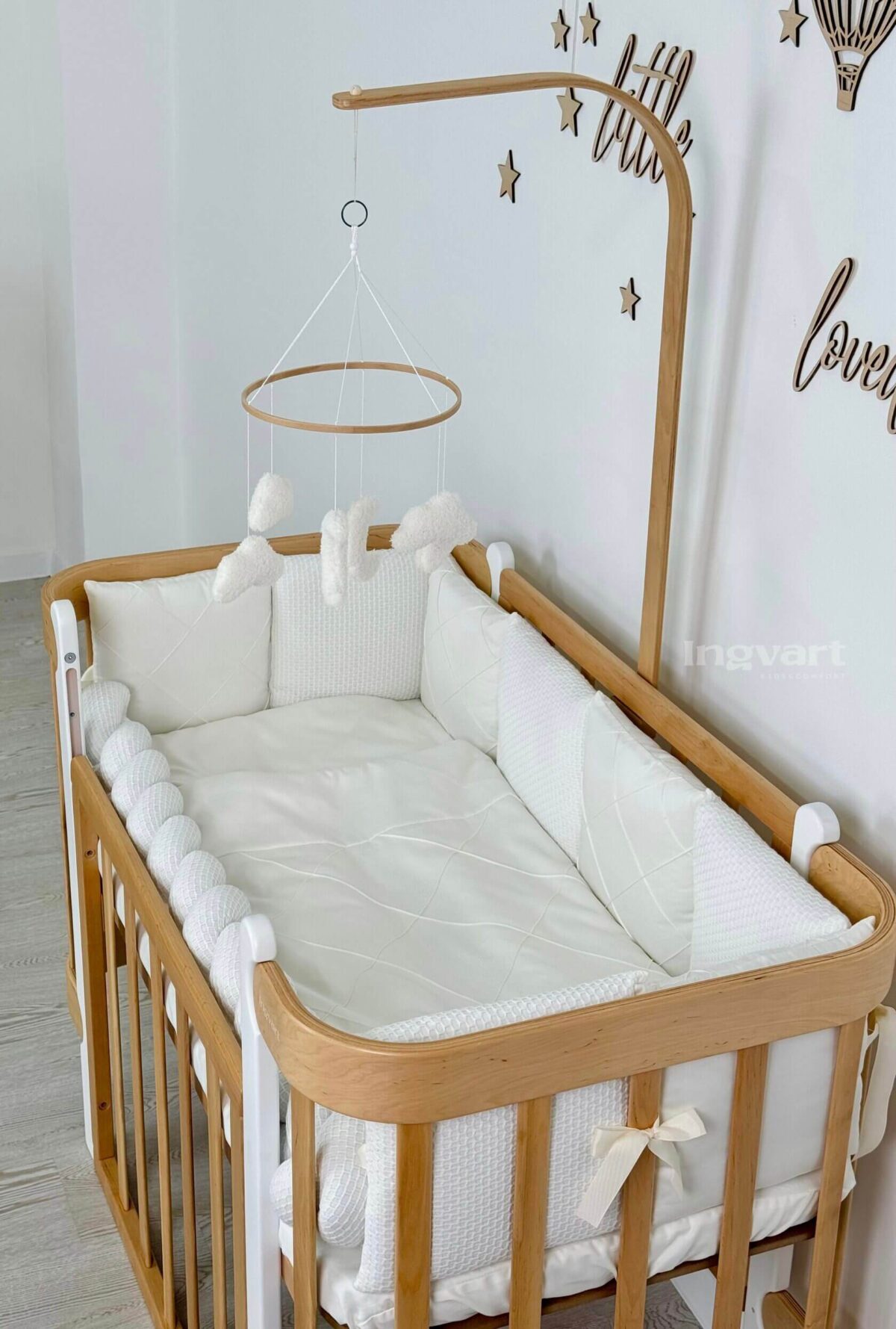 Ingvart Անկողնային սեթ 7pc Milky 120x70 - Image 3