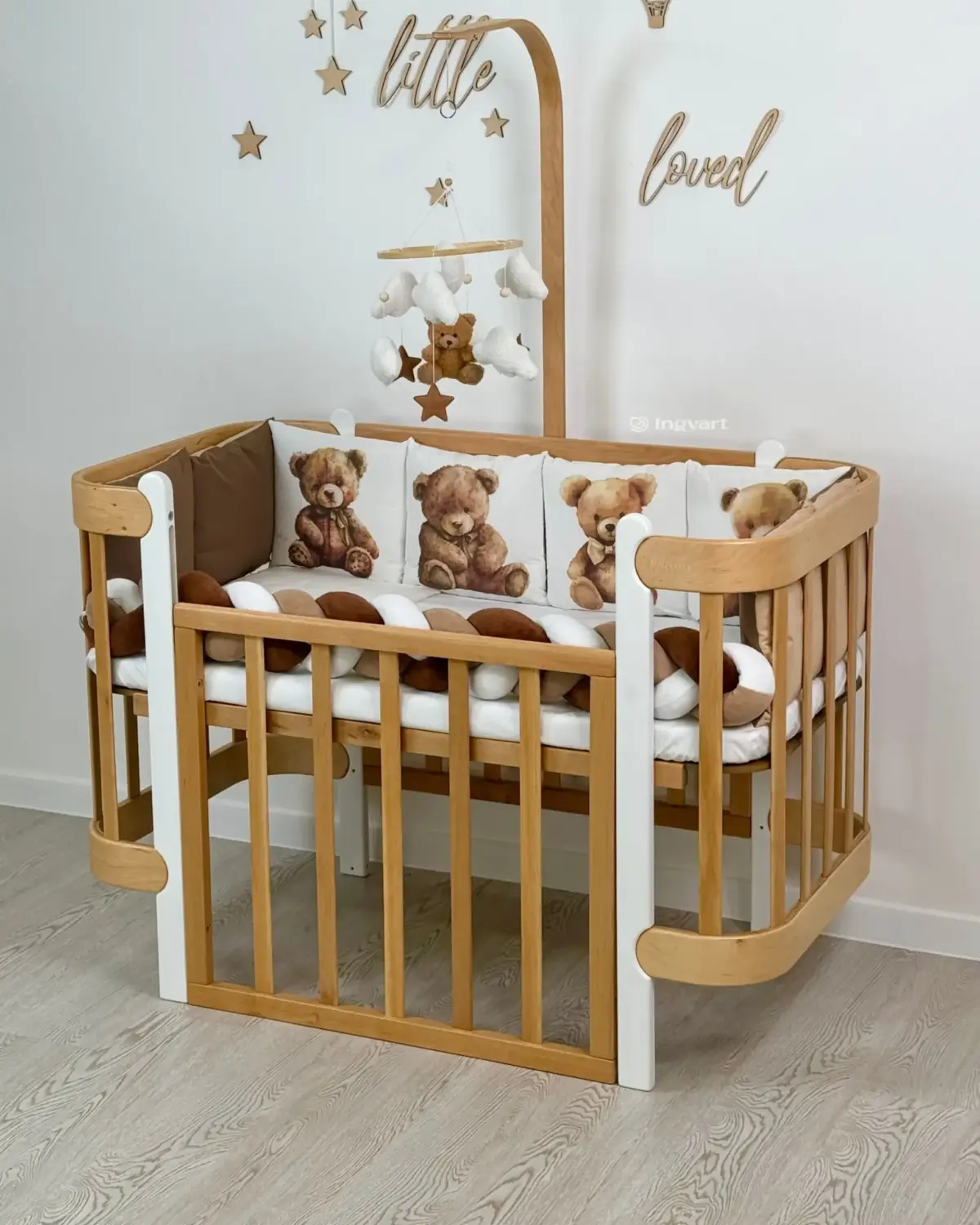 Ingvart Անկողնային սեթ 7pc Bears 134x70 - Image 2