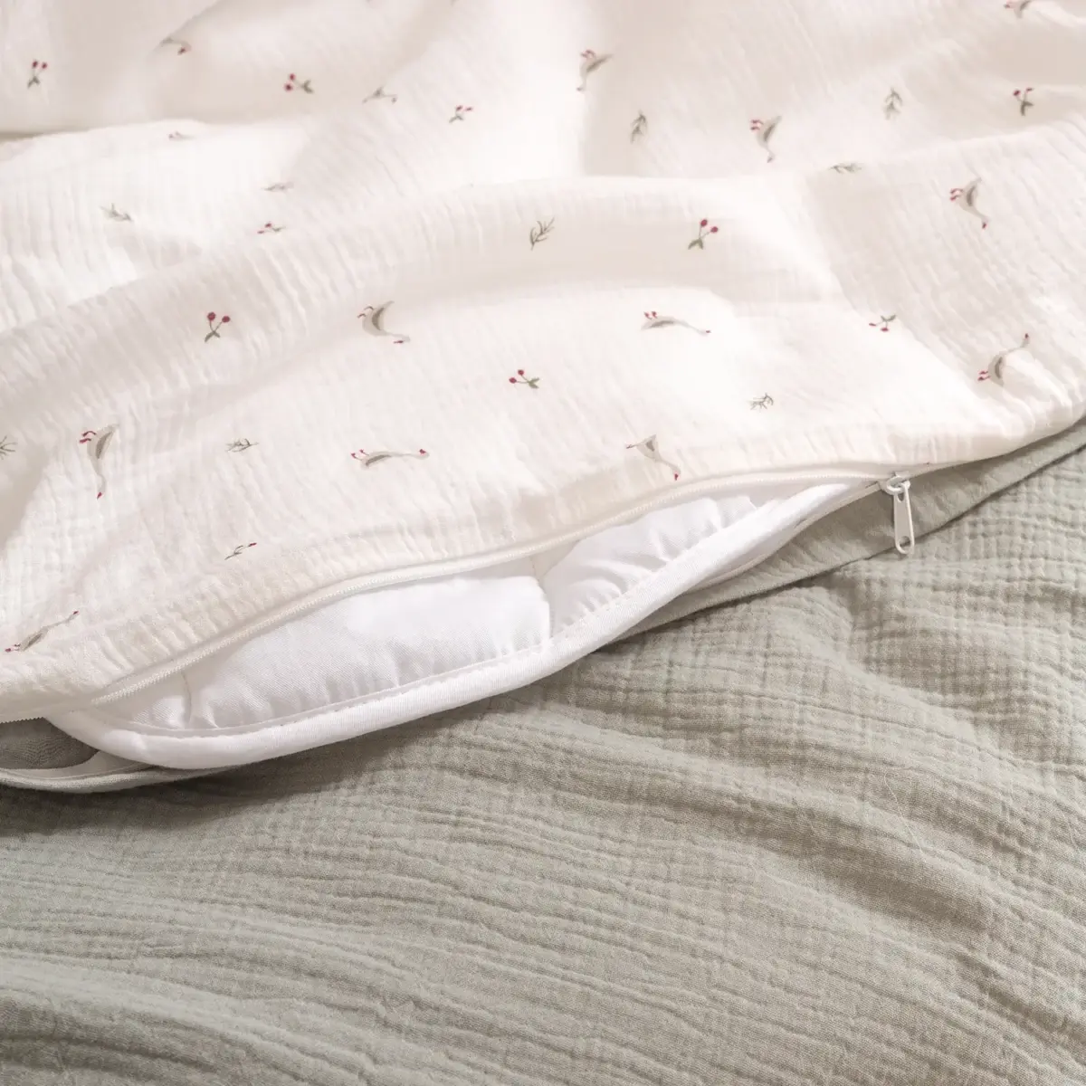 Անկողնային Perina "Muslin(Гуси/Шалфей) - Image 5