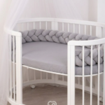Ingvart կողային հյուսեր velour grey 220սմ