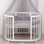 Ingvart կողային հյուսեր velour grey 220սմ - Image 2