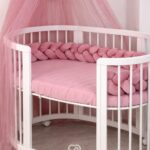 Ingvart կողային հյուսեր velour pink 220սմ