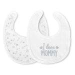 Գոգնոց BIB NATURAL 2pc  VELCRO boy