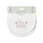 Գոգնոց BIB NATURAL 2pc VELCRO girl - Image 2