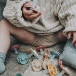 FRIGG Daisy - Round Silicone Pacifier - Sandstone - Size 2 - Image 3