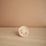 FRIGG Moon Phase - Round Silicone Pacifier - Cream - Size 2 - Image 2
