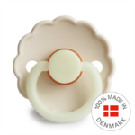 FRIGG Daisy - Round Latex Pacifier - Cream Night - Size 2 - Image 3