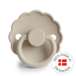 FRIGG Daisy - Round Silicone Pacifier - Sandstone - Size 2 - Image 4
