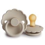 FRIGG Daisy  Latex Pacifier- Sandstone- Size 1