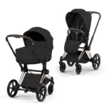 Մանկասայլակ 2in1 Priam V Style rosegold Sepia black