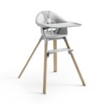 Կերակրման աթոռի կցամաս, պլաստիկ Stokke® Clikk™ Tray Cloud Grey
