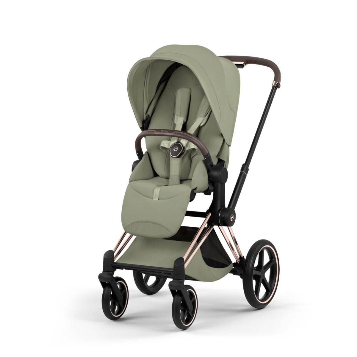 Մանկասայլակ 2in1 Cybex PriamV Style rosegold Sage green - Image 5