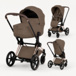 Մանկասայլակ 2in1 Cybex PriamV Style rosegold Coconut brown