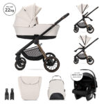 Մանկասայլակ BIANCA BEIGE LATTE 3in1 UP TO 22KGS - Image 9