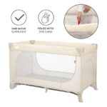 Մանեժ-մահճակալ  MOON HUG BEIGE ONE TOUCH FOLD 1 LAYER - Image 2