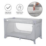 Մանեժ-մահճակալ MOON HUG GREY ONE TOUCH FOLD 1 LAYER - Image 2