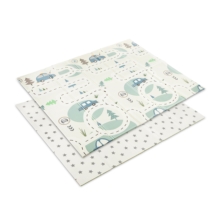 10300490001_1 երկկողմանի խաղագորգ 180-200 CM FOLDABLE FUNNY CITY & STARS - Image 1